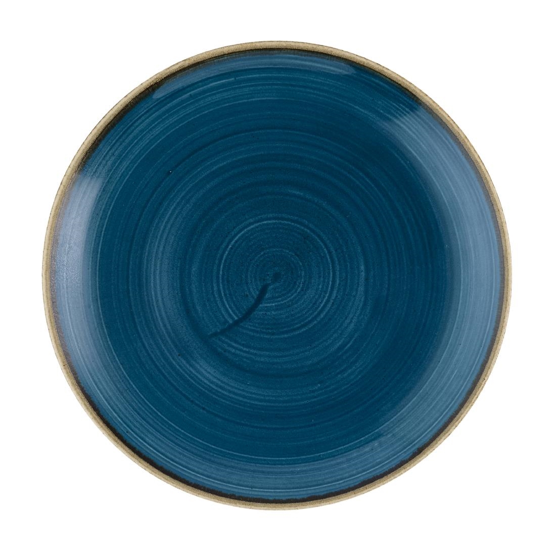 Churchill Stonecast Java Blue Evolve Coupe Bord 22cm (12 stuks)