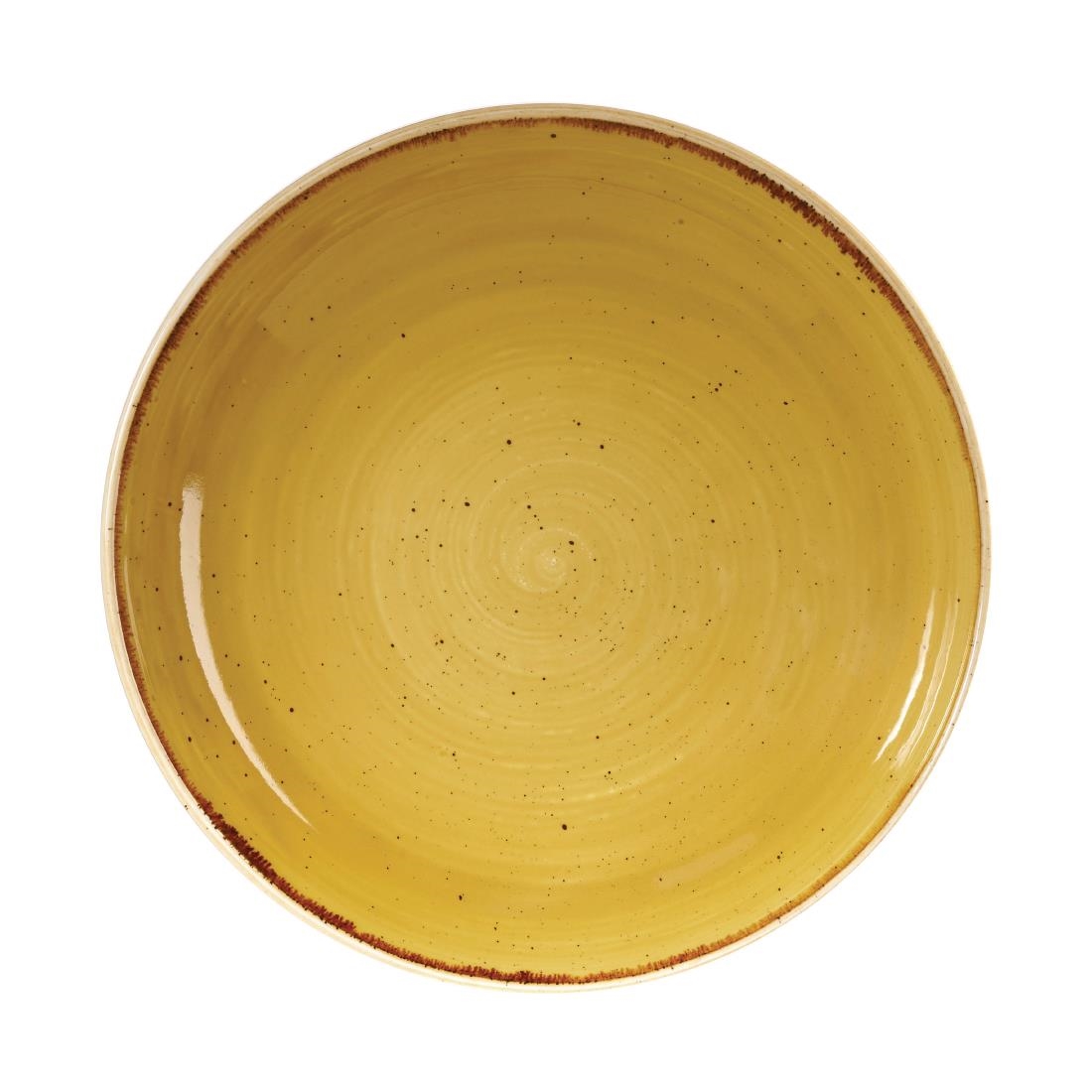 Churchill Stonecast Mustard Lotus Evolve Coupe Kom 24.8cm (12 stuks)