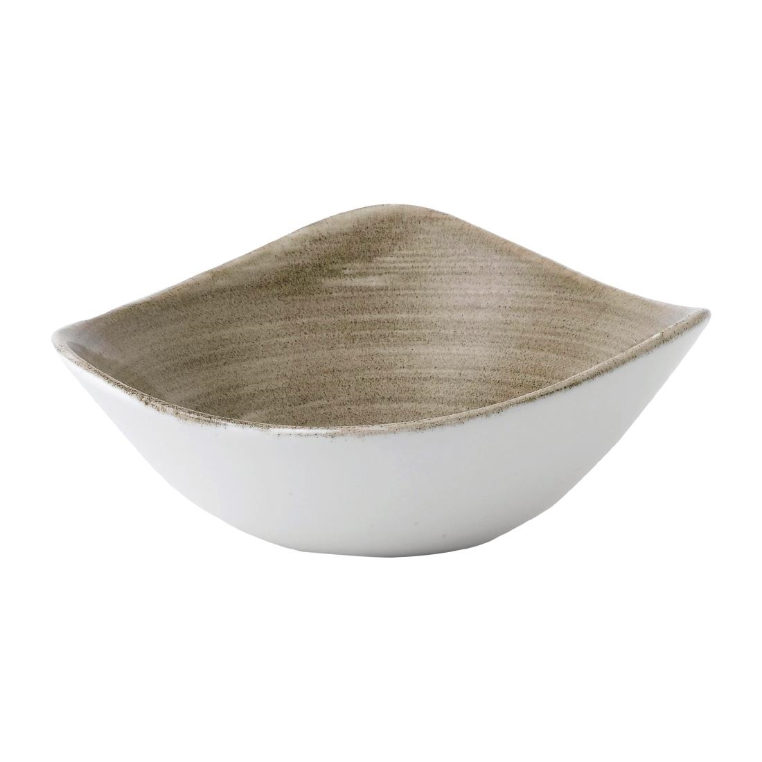 Churchill Stonecast Patina Antique Taupe Lotus Kom 17.8cm (12 stuks)
