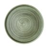 Churchill Stonecast Patina Burnished Green Bord Met Opstaande Rand 22cm (6 stuks)