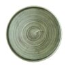 Churchill Stonecast Patina Burnished Green Bord Met Opstaande Rand 25.9cm (6 stuks)