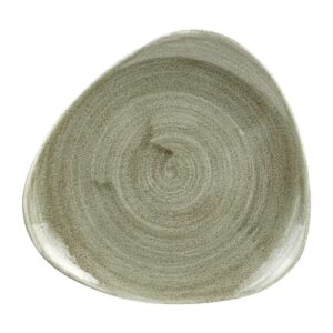 Churchill Stonecast Patina Burnished Green Lotus Bord 19.7cm (12 stuks)