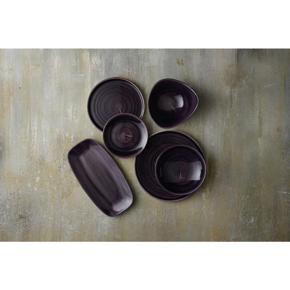 Churchill Stonecast Patina Cobalt Deep Purple Evolve Coupe Bord 16.5cm (12 stuks)