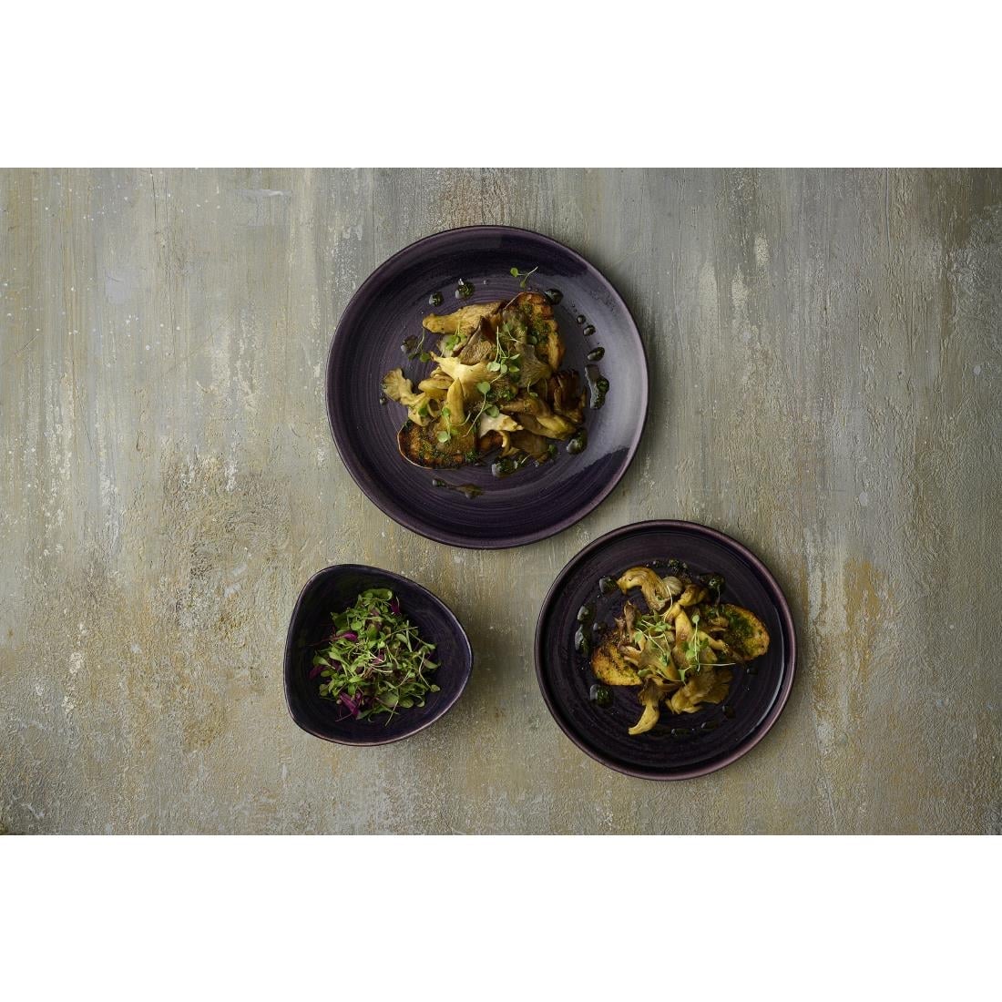 Churchill Stonecast Patina Cobalt Deep Purple Evolve Coupe Bord 16.5cm (12 stuks)