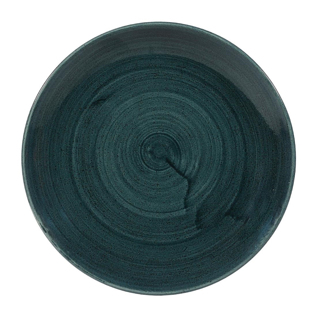 Churchill Stonecast Patina Rustic Teal Evolve Coupe Bord 22cm (12 stuks)