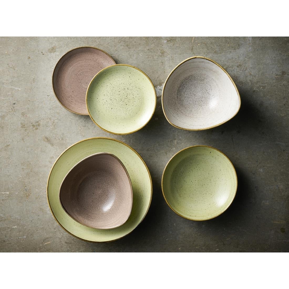 Churchill Stonecast Raw Green Coupe Schalen 184mm (12 stuks)