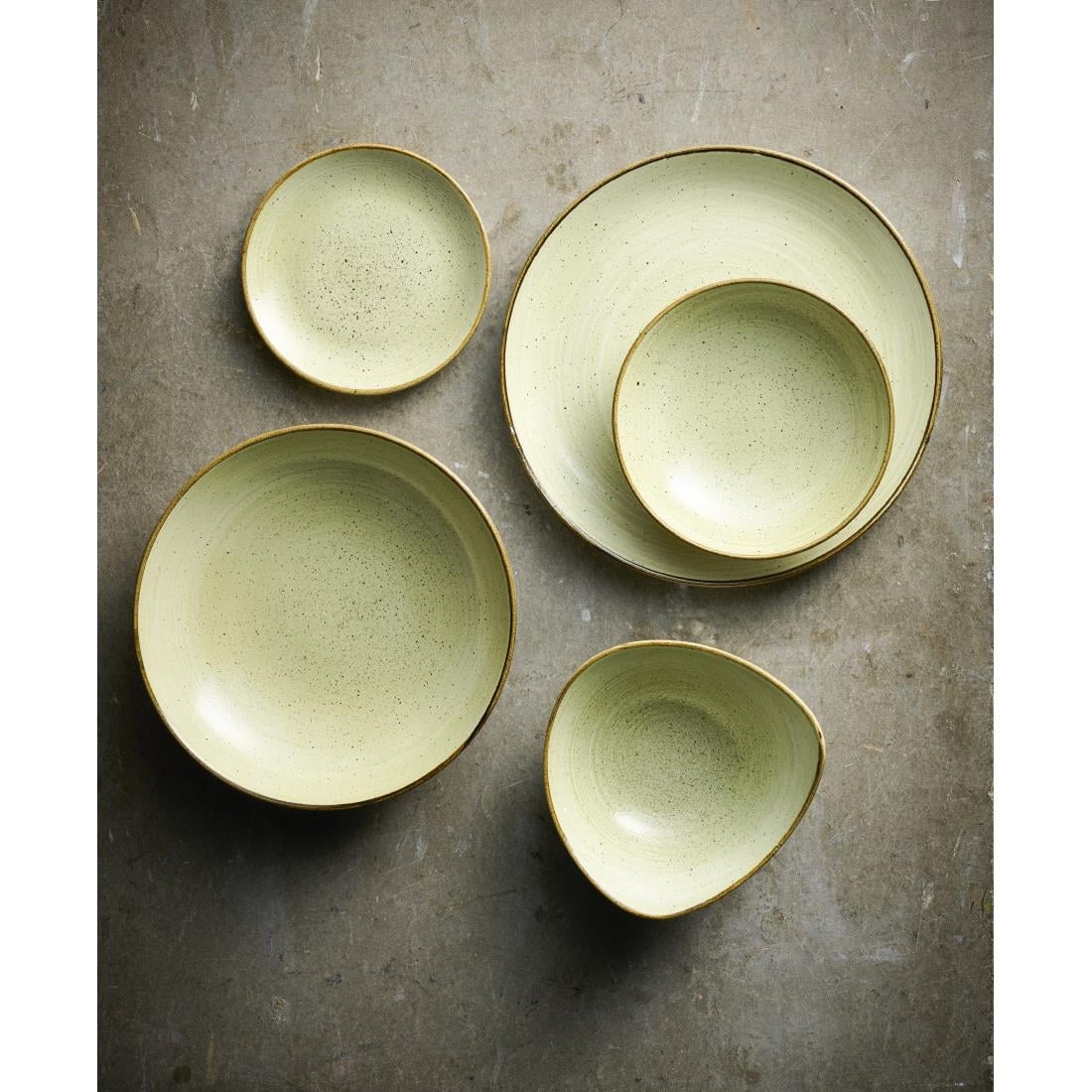 Churchill Stonecast Raw Green Coupe Schalen 184mm (12 stuks)