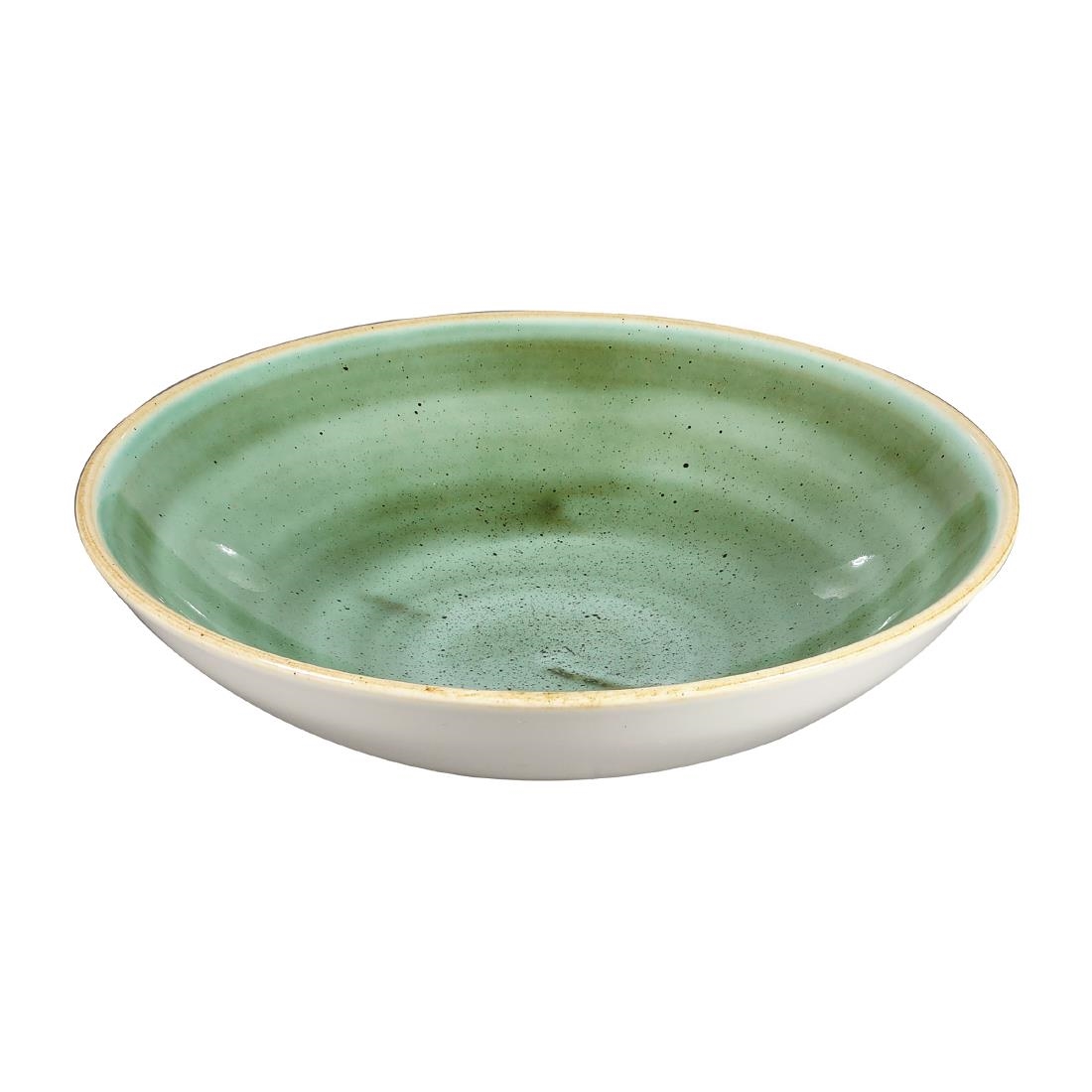 Churchill Stonecast Samphire Green Coupe Kom 18.4cm (12 stuks)