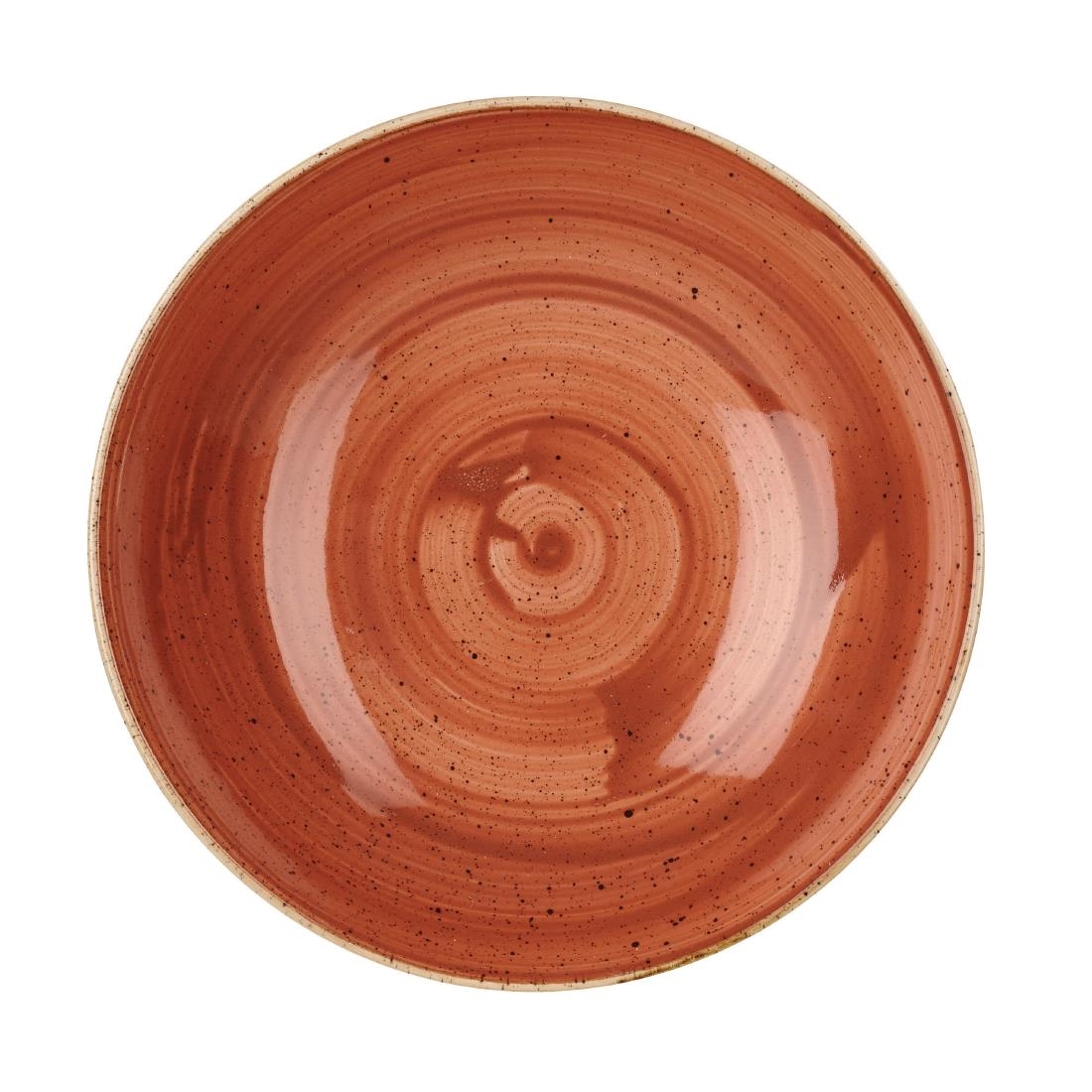 Churchill Stonecast Spiced Orange Evolve Coupe Kom 24.8cm (12 stuks)