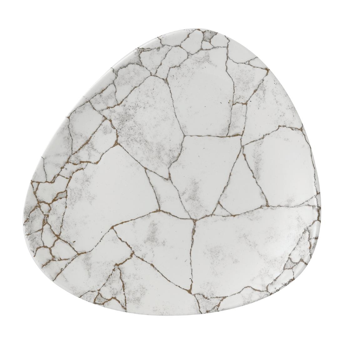 Churchill Studio Prints Kintsugi Agate Grey Lotus Borden 228mm (12 stuks)