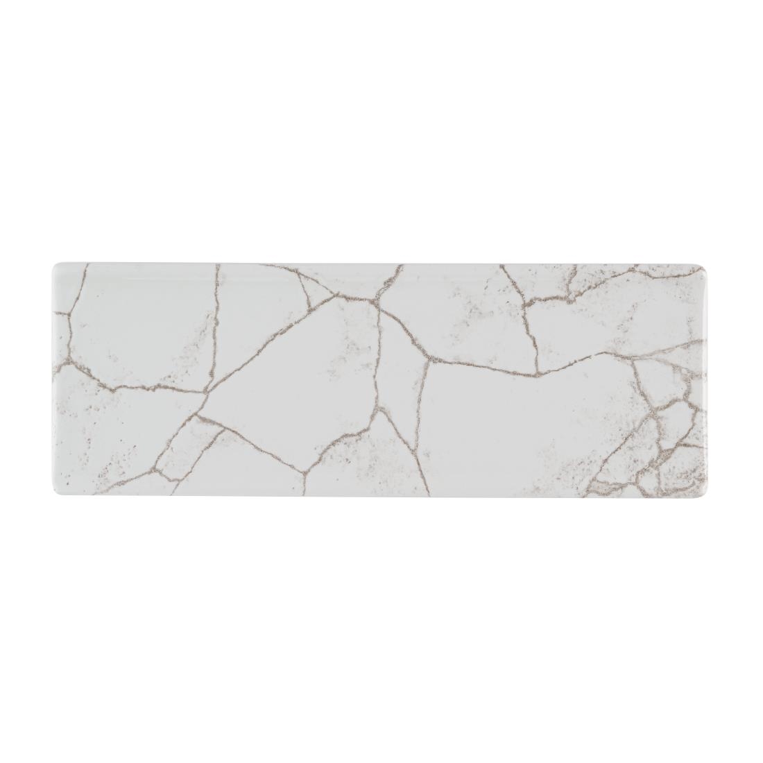 Churchill Studio Prints Kintsugi Agate Grey Ovaal Bord 25 x 9cm (6 stuks)