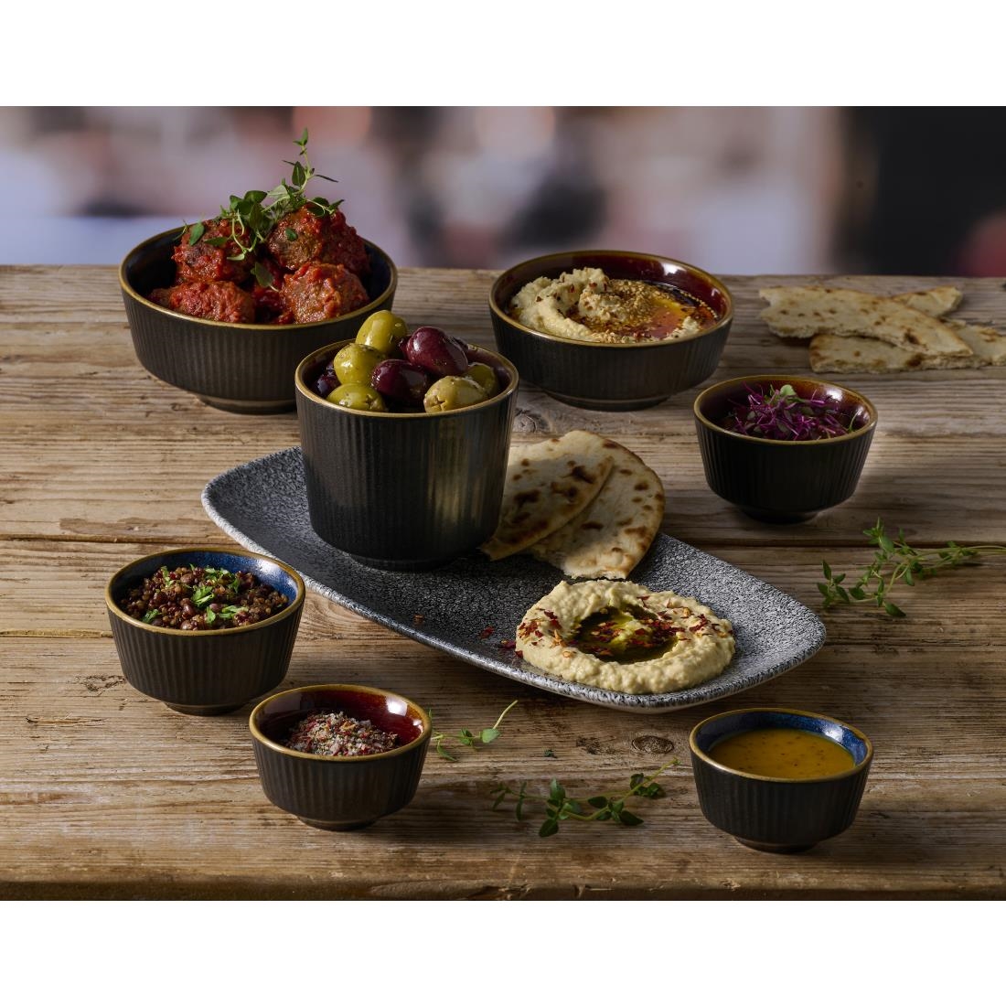 Churchill Tokyo Blue Kochi Dip Pot 113ml (12 stuks)