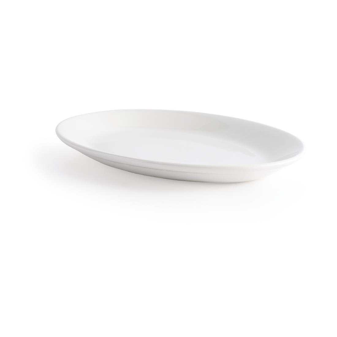Churchill Whiteware ovale borden 30,5cm (12 stuks)