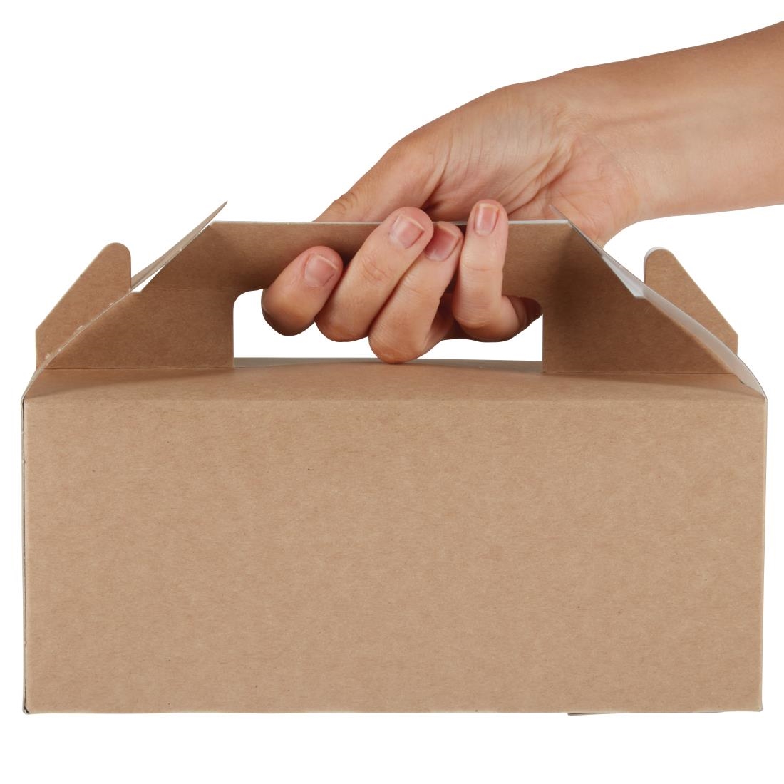 Colpac draagbare kraft voedselbakjes composteerbaar klein (125 stuks)