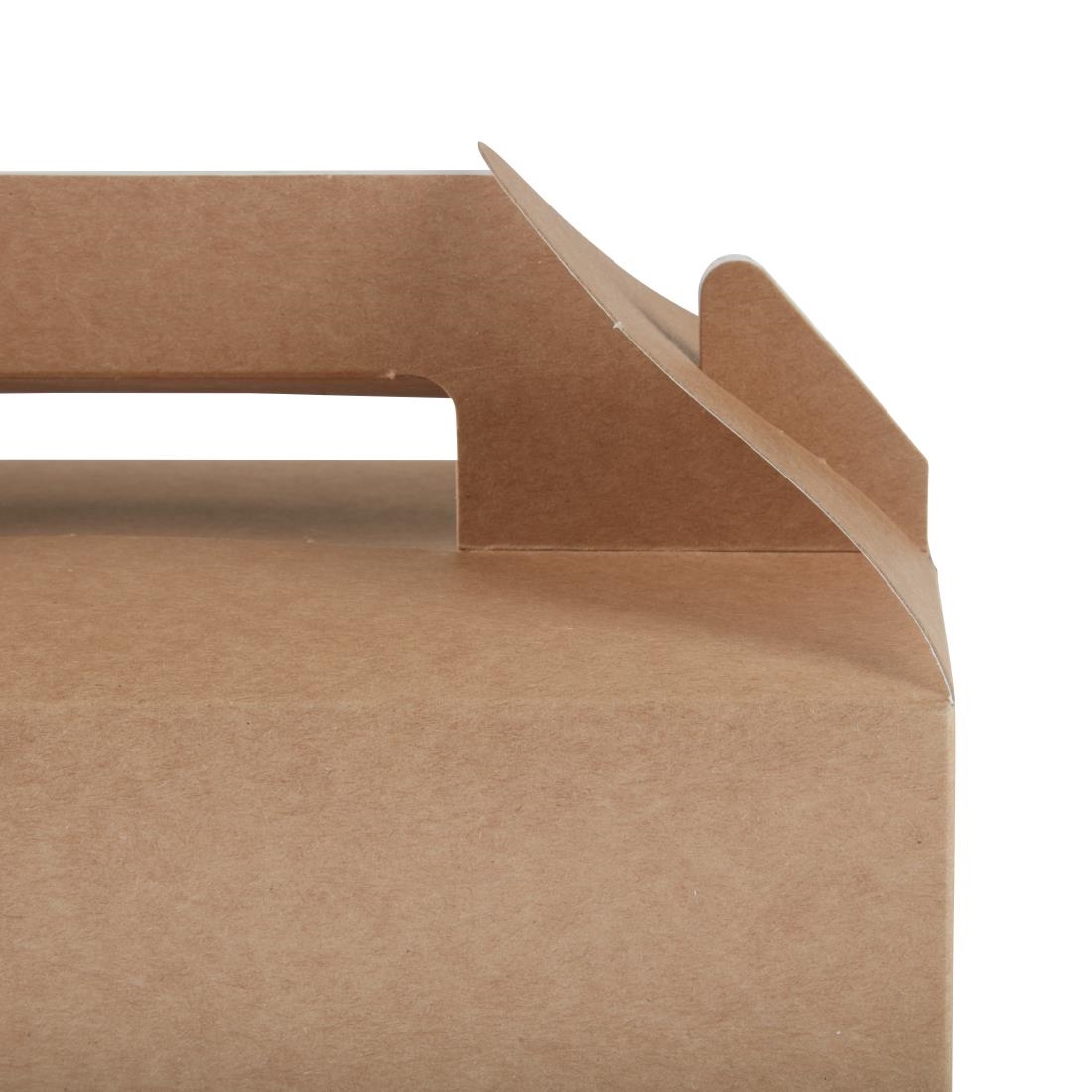 Colpac draagbare kraft voedselbakjes composteerbaar klein (125 stuks)