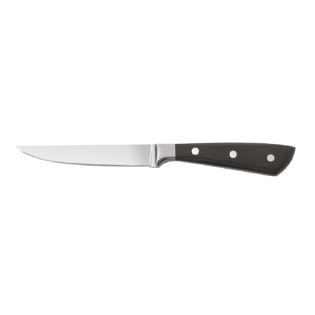 Comas Montblanc Steakmes Zwart (6 stuks)