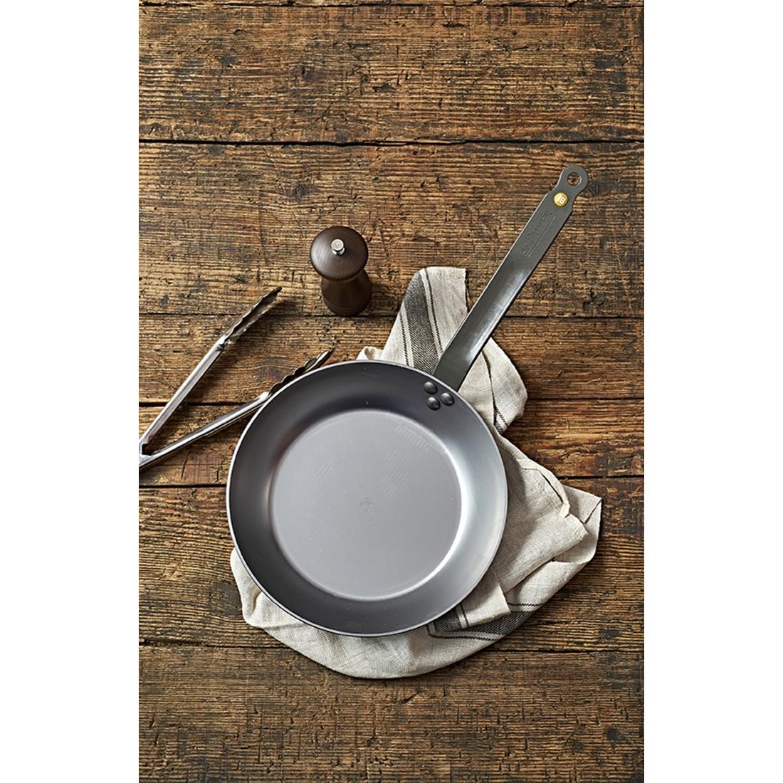 De Buyer Mineral B blauwstalen inductie koekenpan 20cm