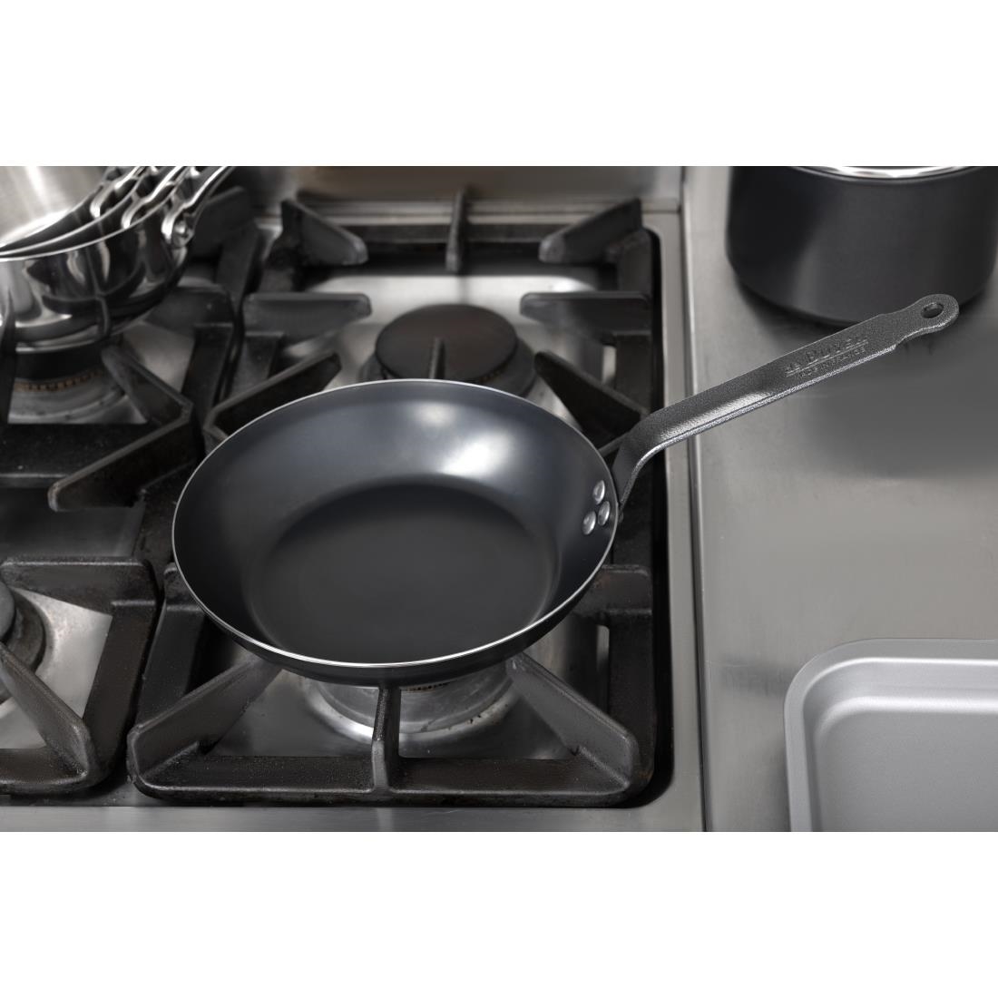 De Buyer Zwarte IJzeren Koekenpan 24cm