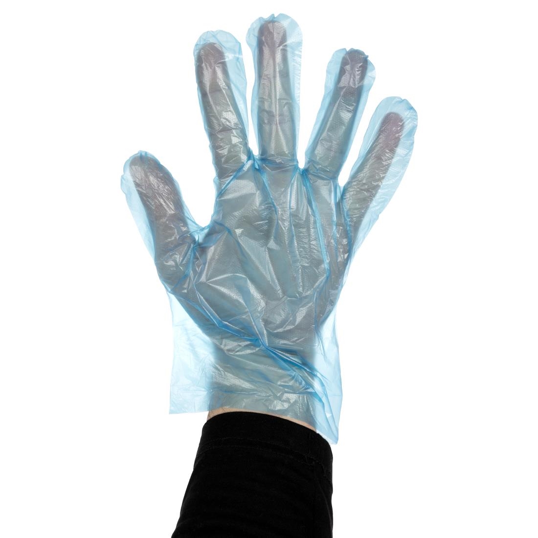 Disposable handschoenen blauw (100 stuks)