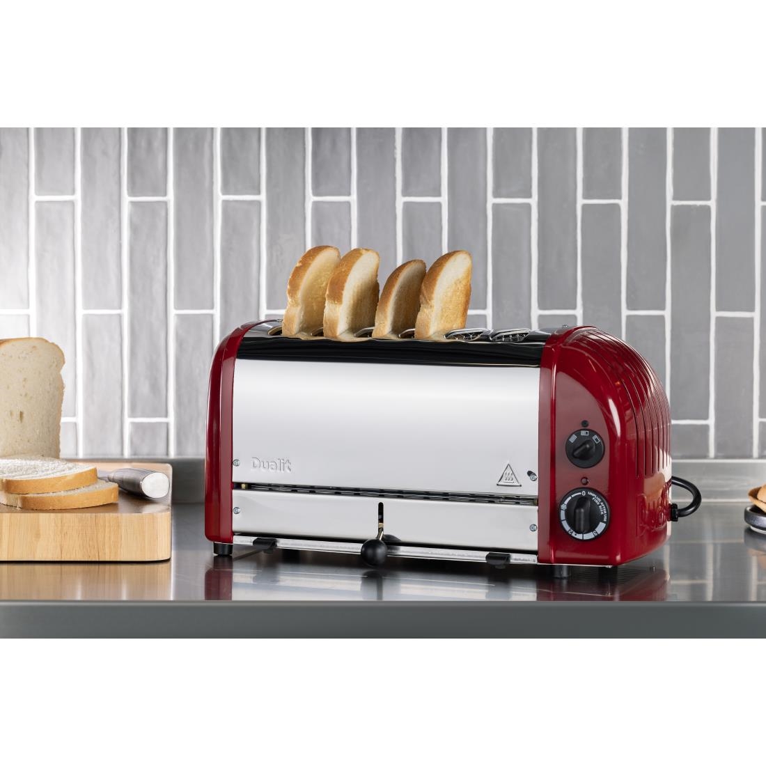 Dualit Vario broodrooster 6 sleuven rood 60154