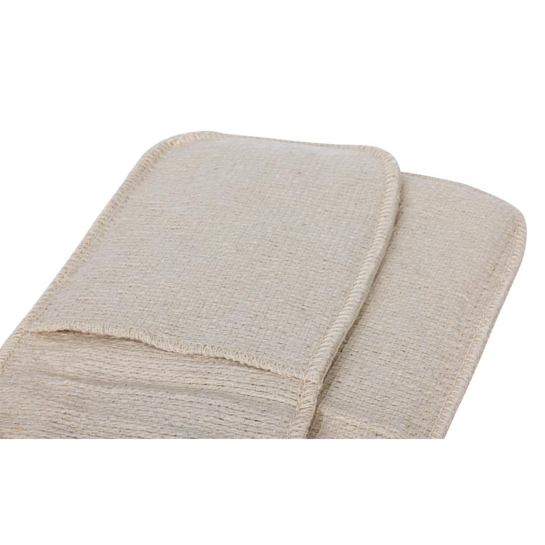 Dubbele ovenhandschoen katoen 90cm