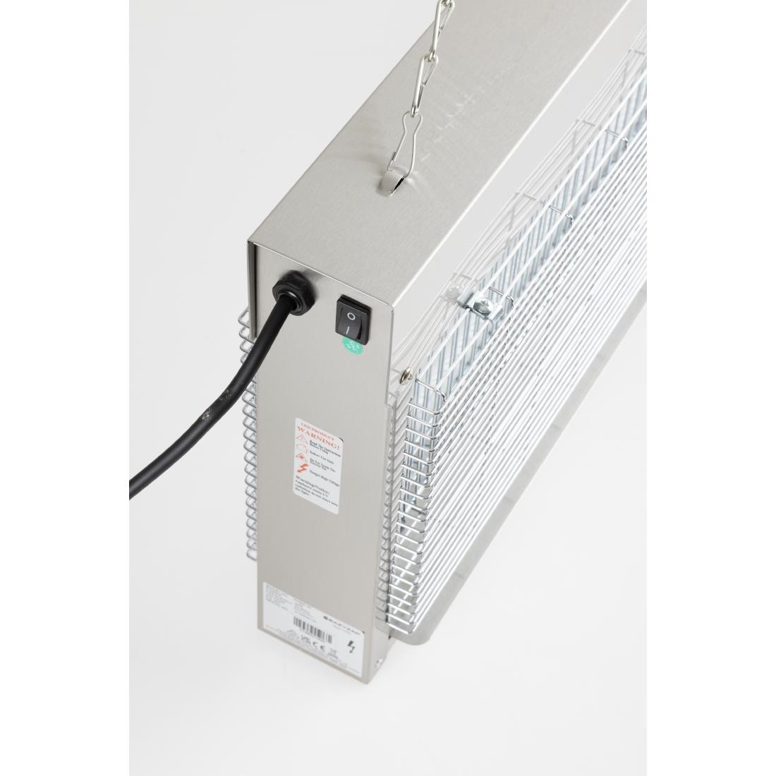 Eazyzap insectenverdelger 20W geborsteld RVS