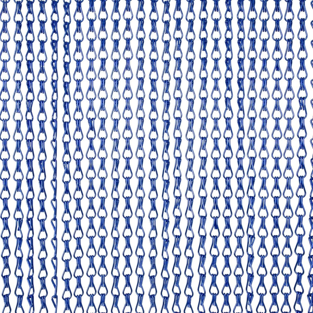 EazyZap Keten Deur Vliegengordijn - Blauw