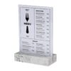 Europel Bordenhouder A5 Polystone Wit