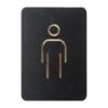 Europel Pictogram Teken Man Zwart