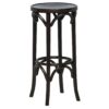 Fameg Bentwood hoge barkruk walnoten zitting beukenhouten rugleuning