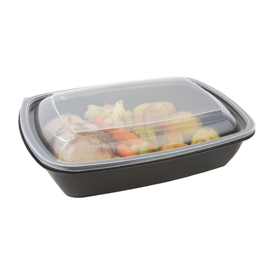fastpac middelgrote rechthoekige voedselcontainers 900ml (300 stuks) Fastpac middelgrote rechthoekige voedselcontainers 900ml (300 stuks)