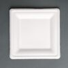 Fiesta Compostable composteerbare bagasse borden vierkant 261mm (50 stuks)