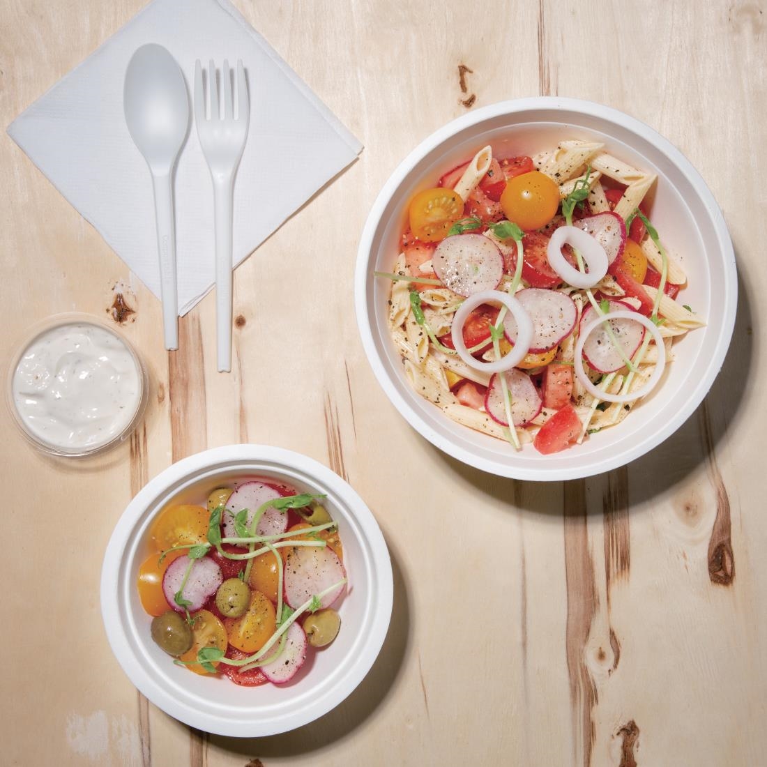 fiesta compostable composteerbare bagasse kommen 350ml (50 stuks) Fiesta Compostable composteerbare bagasse kommen 350ml (50 stuks)