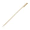 Fiesta Compostable composteerbare bamboe prikkers met peddelvorm 21cm (100 stuks)