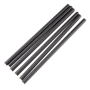 Fiesta Compostable composteerbare papieren rietjes 140mm zwart Individueel verpakt (250 stuks)