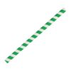 Fiesta Compostable groen/wit gestreepte papieren smoothierietjes 21cm (250 stuks)