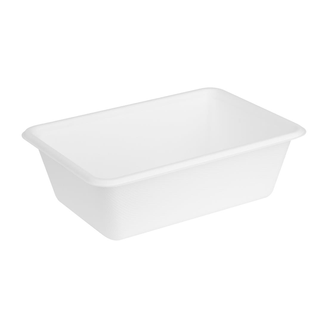 Fiesta Composteerbare Bagasse Voedselcontainer Bases 800ml (100 stuks)