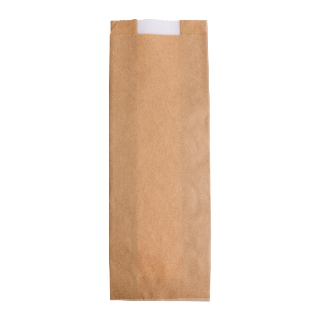 Fiesta Composteerbare Baguettezakken met Glasine Venster 300x100x60mm (1000 stuks)