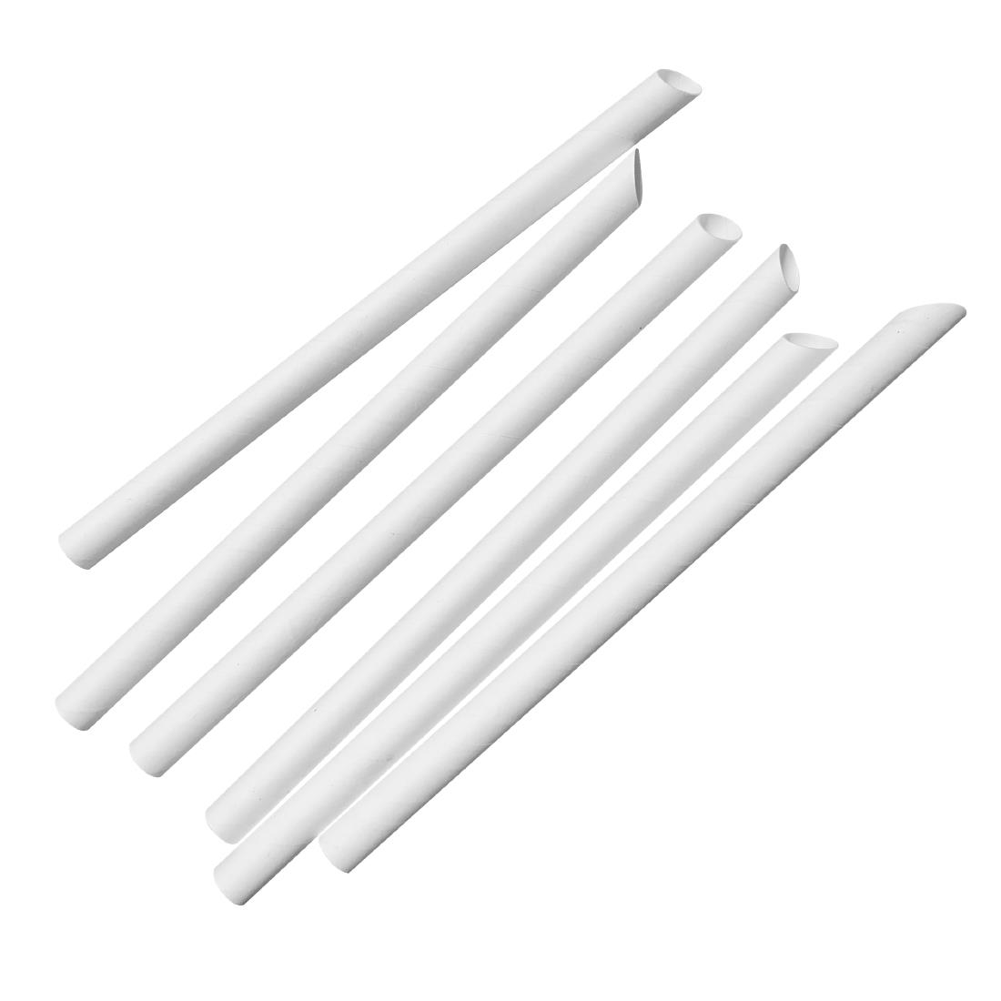 Fiesta Composteerbare Bubble Tea Rietje Wit 12X210mm (150 stuks)