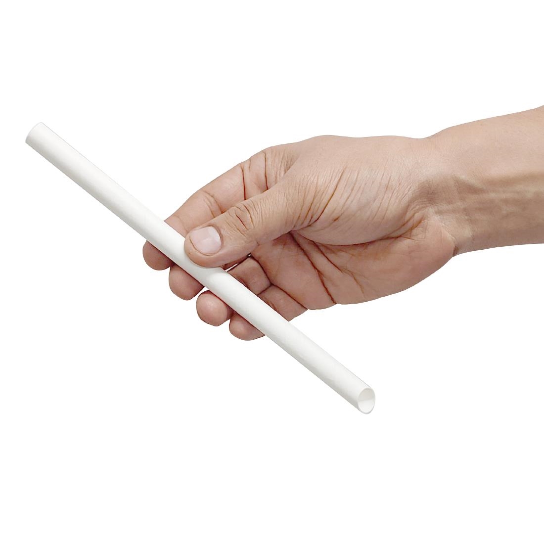 Fiesta Composteerbare Bubble Tea Rietje Wit 12X210mm (150 stuks)