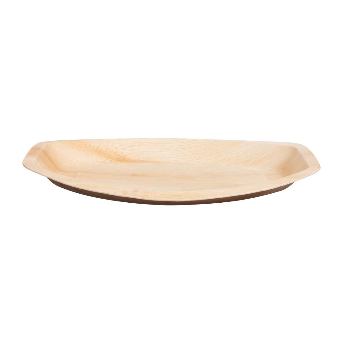 Fiesta Composteerbare Ovale Palmblad Borden 360mm (100 stuks)