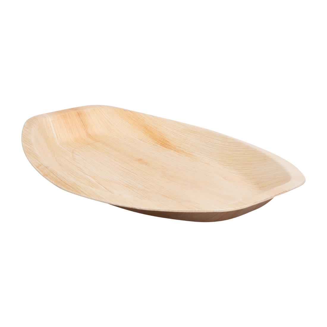 Fiesta Composteerbare Ovale Palmblad Borden 360mm (100 stuks)