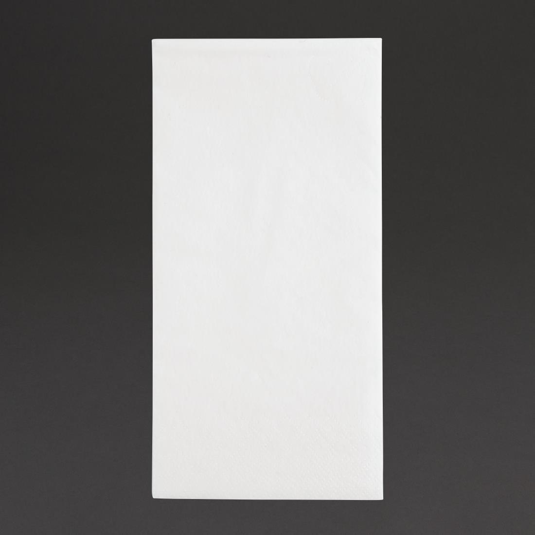 Fiesta Recyclable dinerservetten 1/8 vouw wit 400mm (2000 stuks)