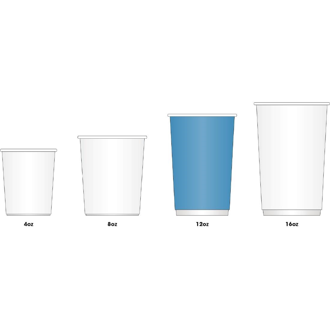 Fiesta Recyclable koffiebekers enkelwandig zwart 34cl (50 stuks)