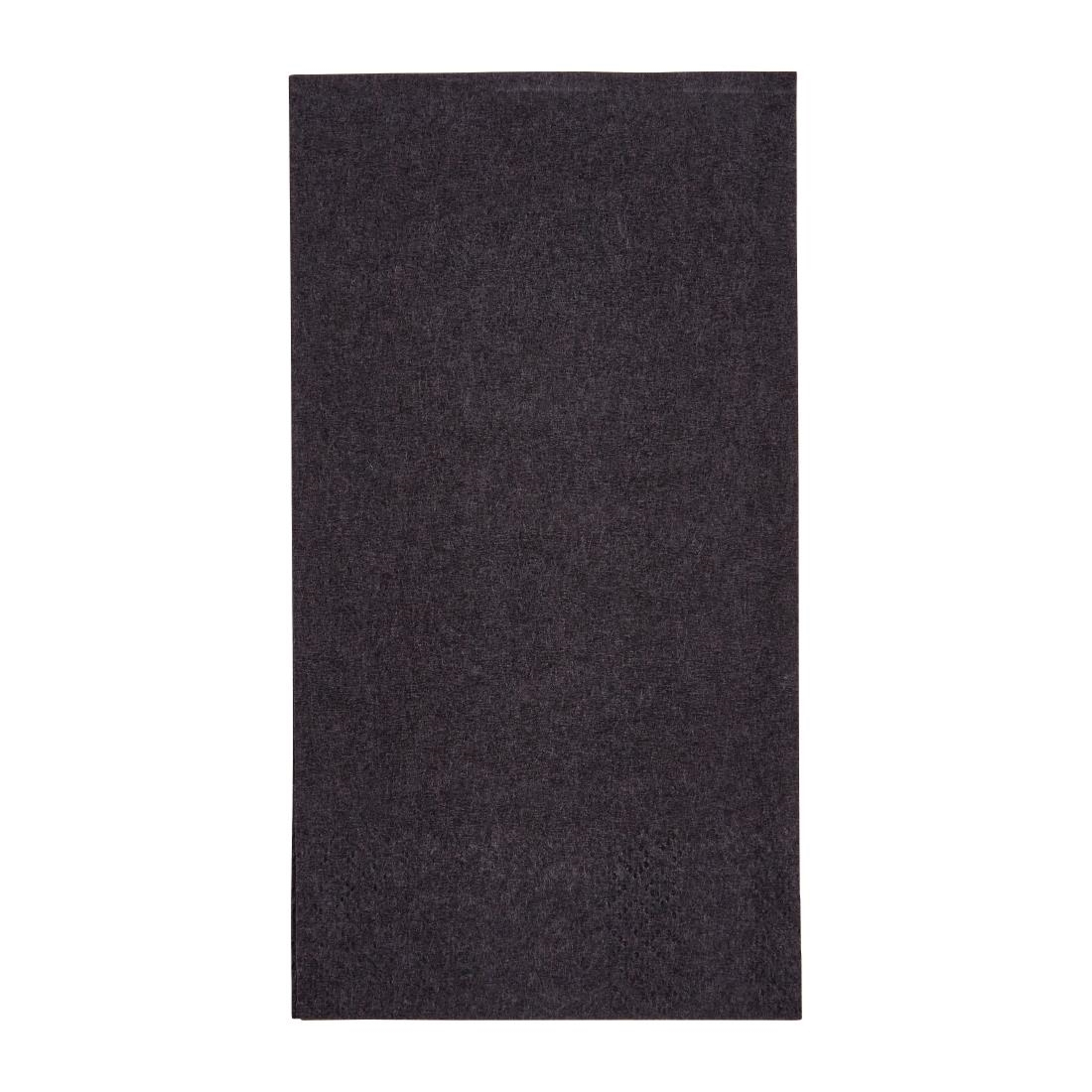 Fiesta Recyclable lunchservetten 1/8 vouw zwart 330mm (2000 stuks)