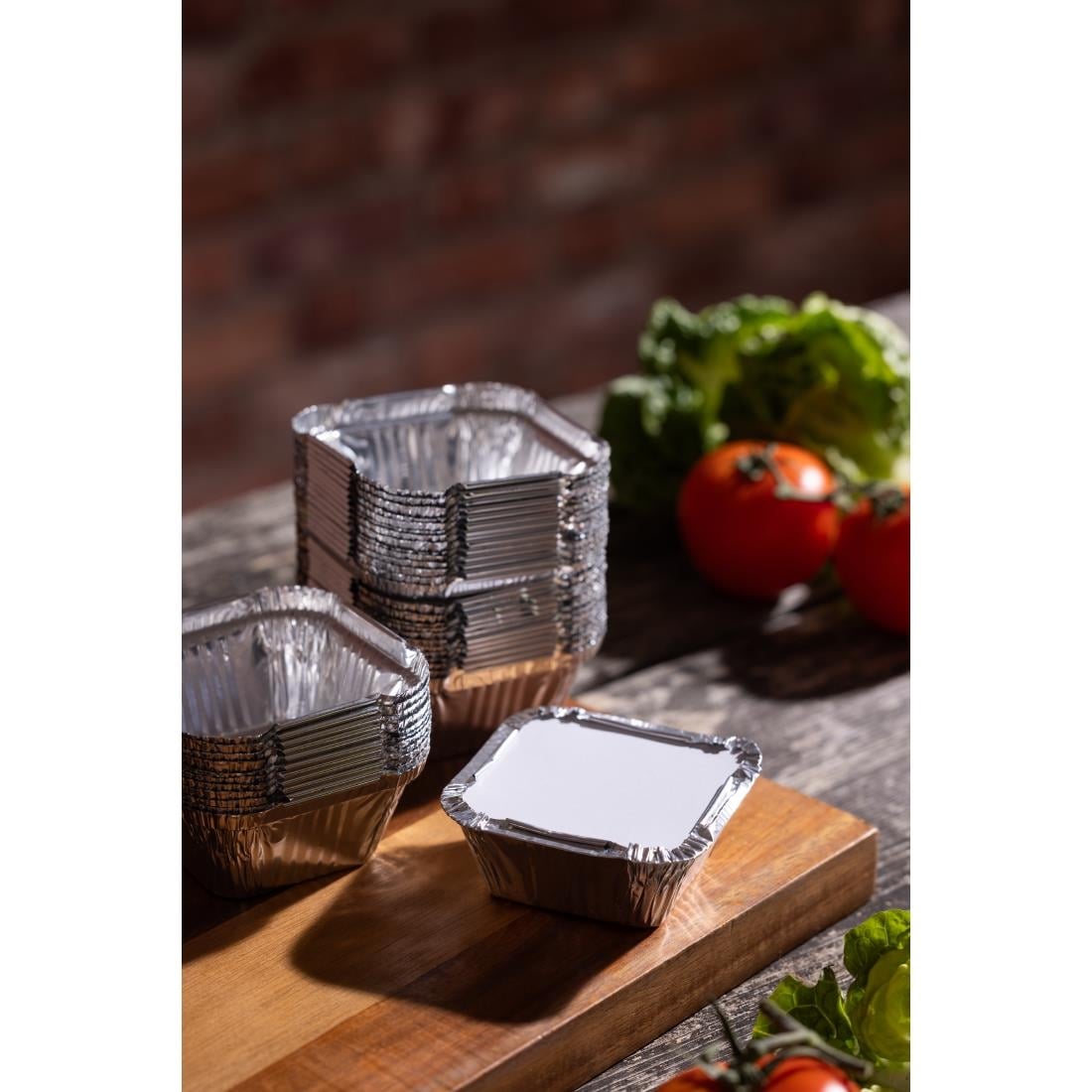 Fiesta recyclebare foliecontainer 100 ml (200 stuks)