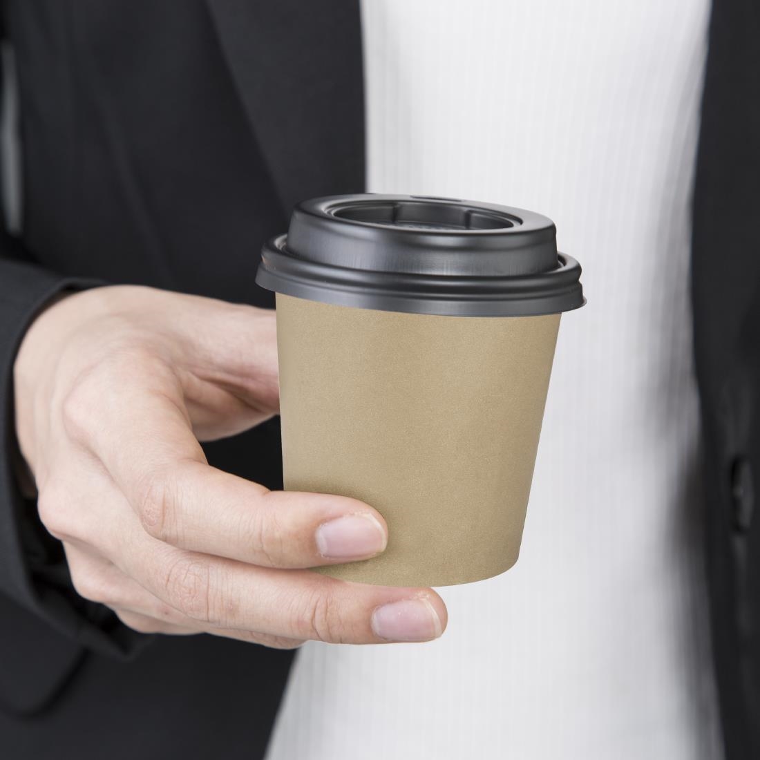 Fiesta Recyclebare Hot Cups Enkelwandig Kraft 170ml (1000 stuks)