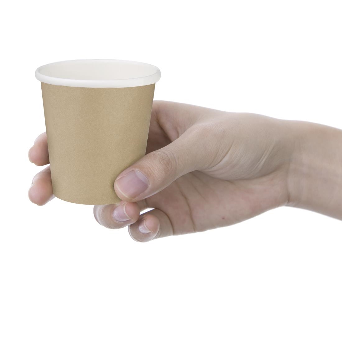 Fiesta Recyclebare Hot Cups Enkelwandig Kraft 170ml (1000 stuks)