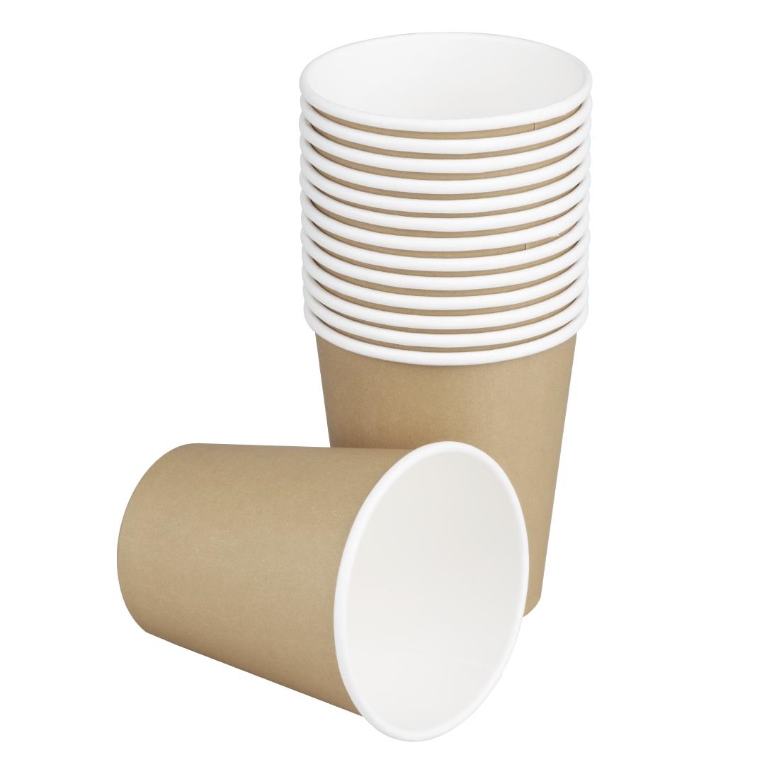 Fiesta Recyclebare Hot Cups Enkelwandig Kraft 170ml (1000 stuks)