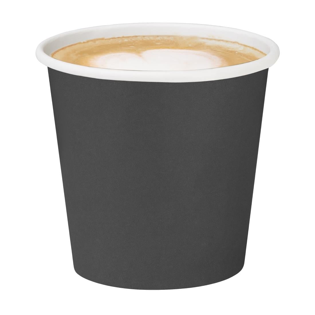 Fiesta Recyclebare Hot Cups Enkelwandig Zwart 170ml (1000 stuks)